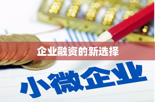 建邺企业融资的新选择