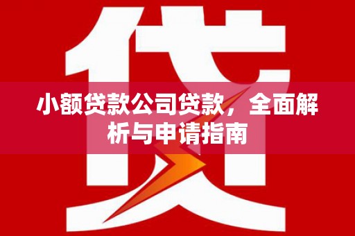 建邺小额贷款公司贷款，全面解析与申请指南