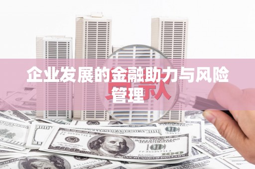 建邺企业发展的金融助力与风险管理