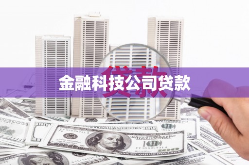 建邺金融科技公司贷款