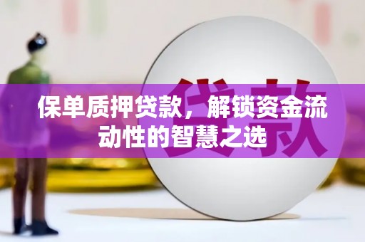建邺保单质押贷款，解锁资金流动性的智慧之选