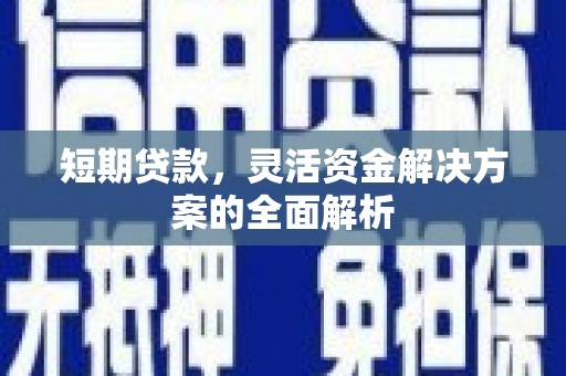 建邺短期贷款，灵活资金解决方案的全面解析