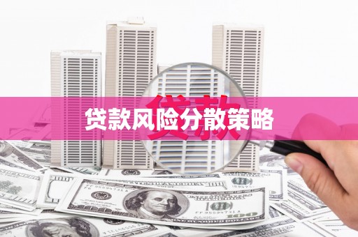 建邺贷款风险分散策略