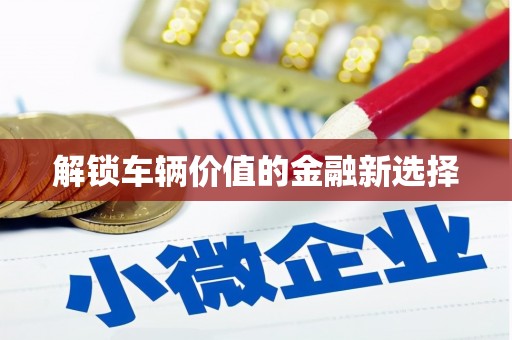 建邺解锁车辆价值的金融新选择